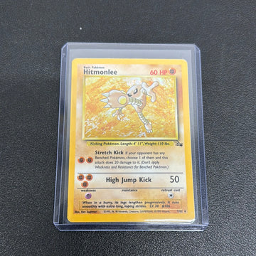 Pokemon Hitmonlee Holo fossil 7/62