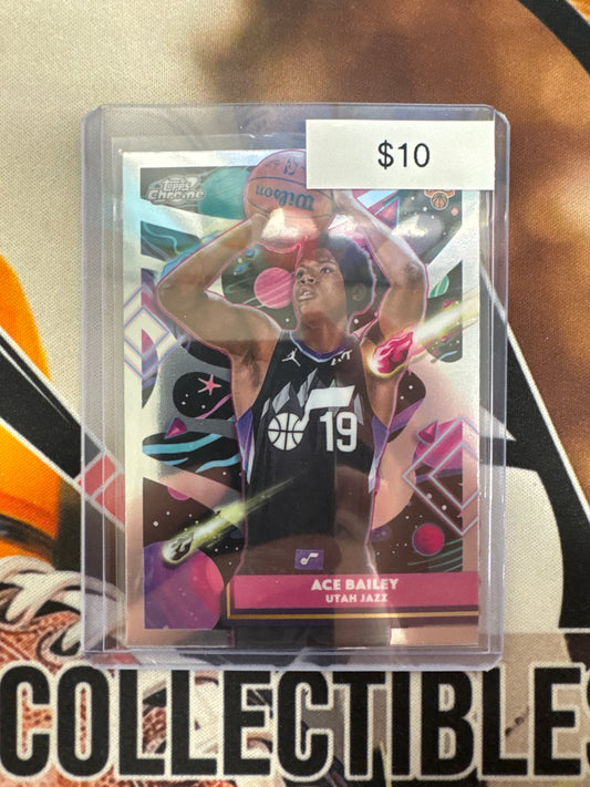 2026 Topps Chrome Cosmic NBA Ace Bailey Rookie Base