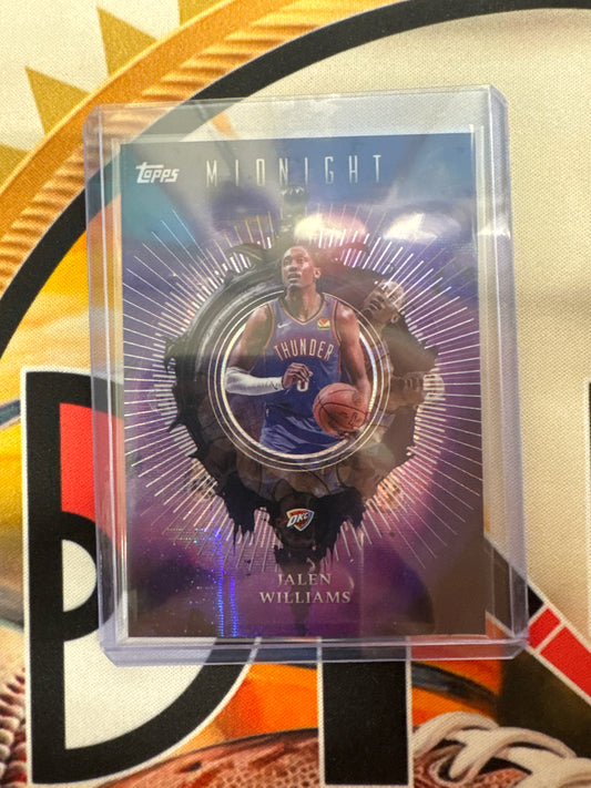2025-26 Topps Chrome Midnight Jalen Williams Insomnia SSP