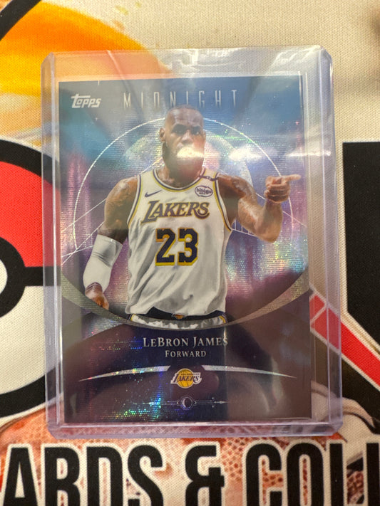2025-26 Topps Midnight NBA LeBron James Shimmer Refractor