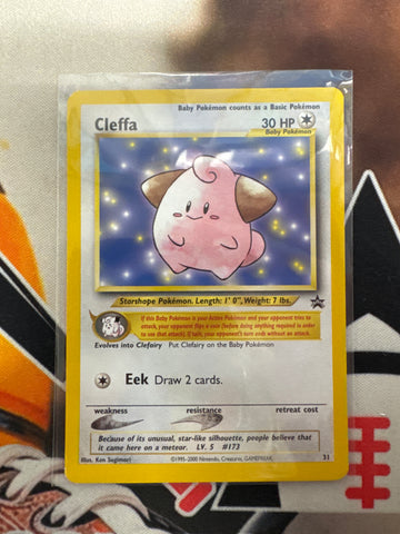 Pokémon Cleffa Black Star Promo WOTC 11 LP