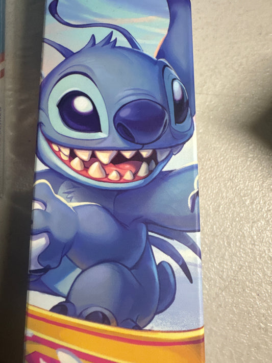 Disney Lorcana Stitch and Angel in Winterspell Playmat