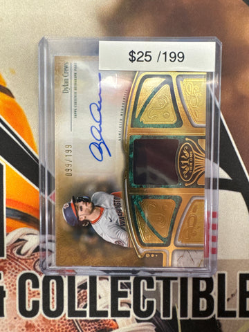 2026 Topps Tier One MLB Dylan Crews Autographed Tier One Relic Refractor /199
