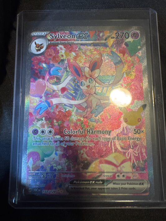 Pokemon Sylveon ex 153/128 30th Celebration