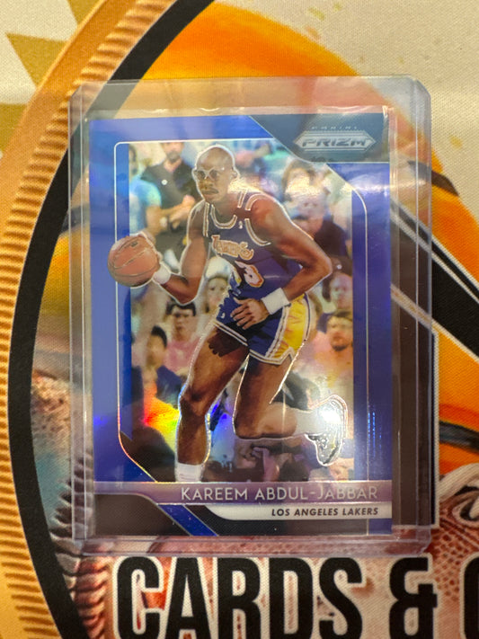 2018-19 Panini Prizm NBA Kareem Abdul-Jabbar Blue Prizm /199