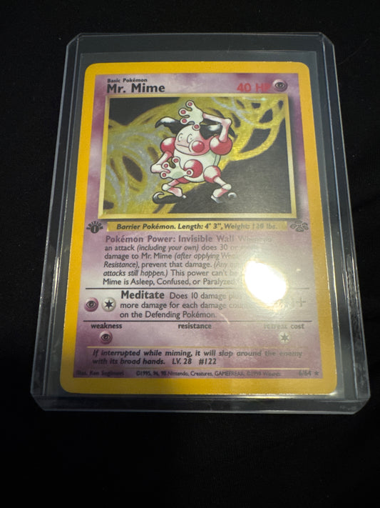 Pokémon Mr. Mime Jungle 1st edition