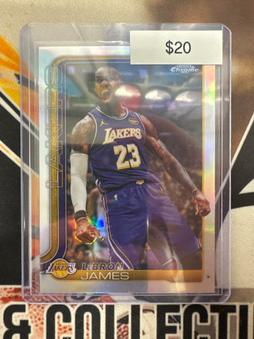2026 Topps Chrome NBA Update LeBron James Refractor