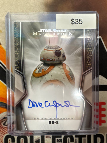 2025 Topps Star Wars Masterwork Dave Chapman As BB-8 Autograph