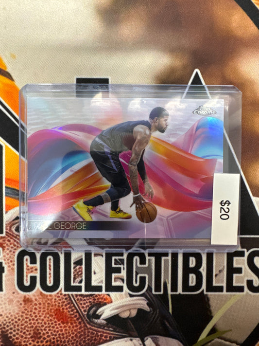 2024 Topps Chrome NBA Paul George Helix SSP