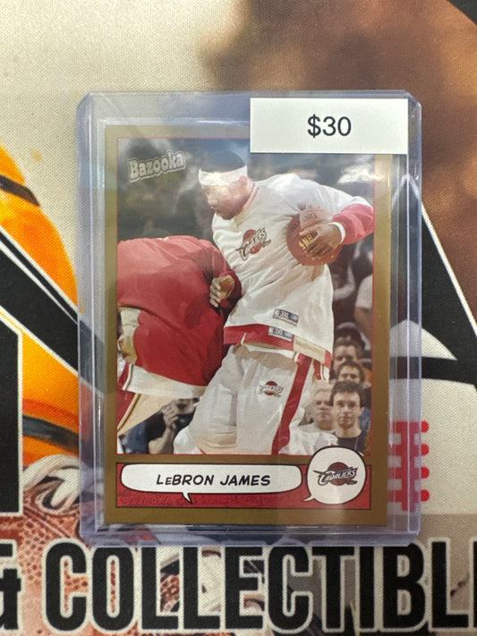 2005 Topps Basketball LeBron James Bazooka