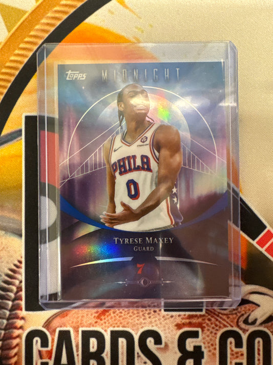 2025-26 Topps Midnight NBA Tyrese Maxey Refractor