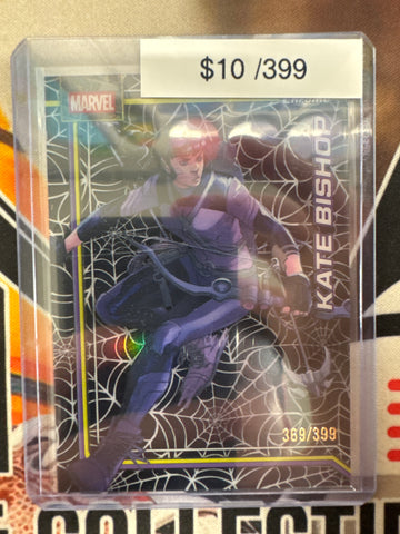 2026 Topps Chrome Marvel Kate Bishop Spider-Web Refractor /399
