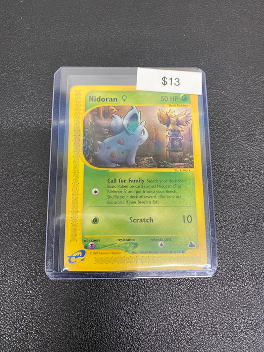 Pokémon Nidoran Skyridge 81/144