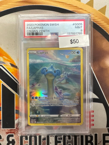 Pokemon Lapras GG05/GG70 PSA 9