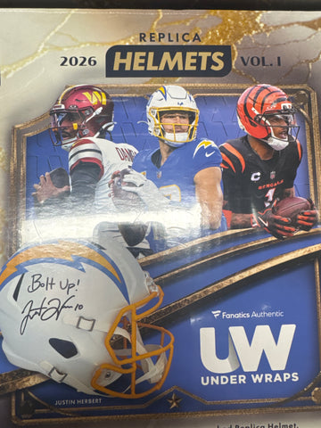 2026 Under Wraps Replica Helmet with Autograph Vol. I