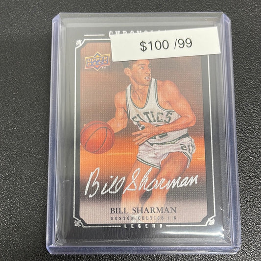 2007-08 NBA Chronology Bill Sharman Legend Auto /99