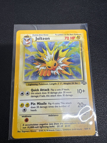 Pokemon Jolteon 4/64 Holo Jungle