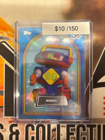 2026 Topps Toy Story 30th Anniversary Robot Blue Foil /150
