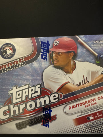 2025 Topps Chrome Update Breaker Delight MLB hobby