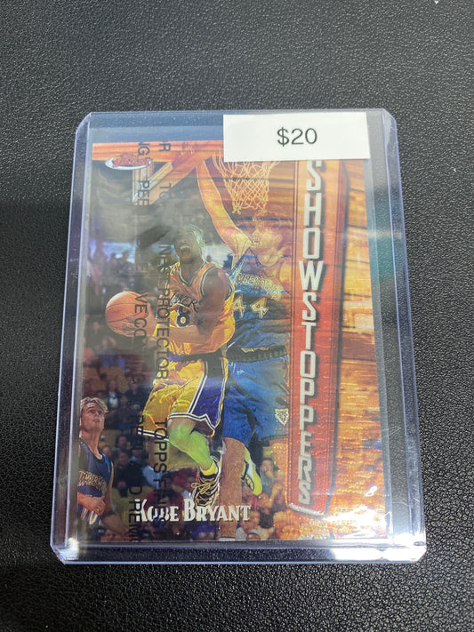 1997 Finest Showstoppers Kobe Bryant W/Coating