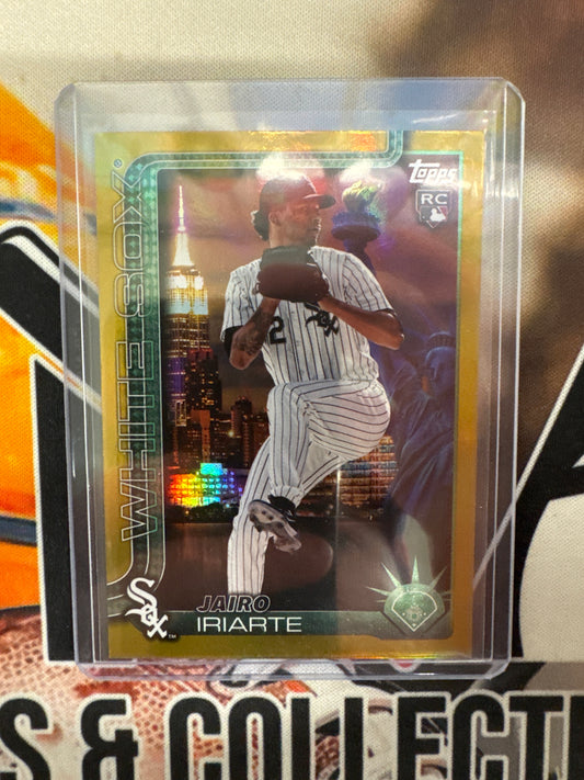 2025 Topps Series 2 MLB Jairo Iriarte Rookie New York Gold Refractor /50