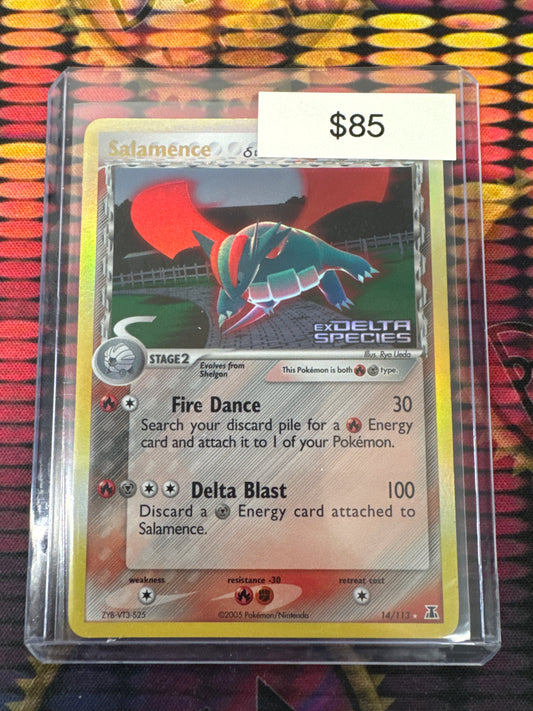 Pokémon Salamence Reverse Holo Delta Species 14/113