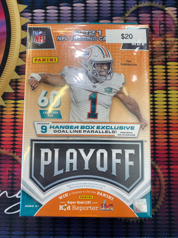 2021 NFL Playoff Football Hanger Box