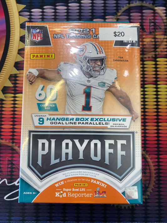 2021 NFL Playoff Football Hanger Box