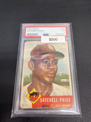 1953 Topps Satchell Paige PSA 1