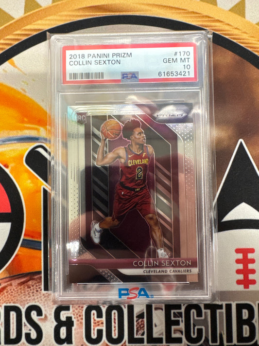 2018 Panini Prizm NBA Collin Sexton Rookie PSA 10