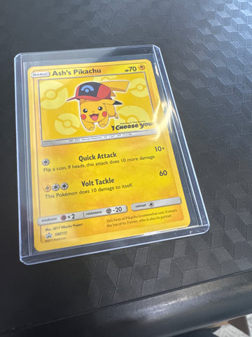 Pokemon Ash’ Pikachu SM111 promo LP