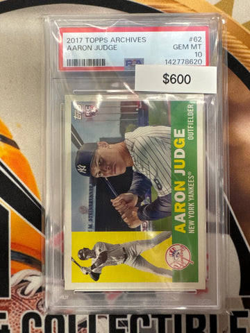 2017 Topps Archives MLB Aaron Judge Rookie PSA 10