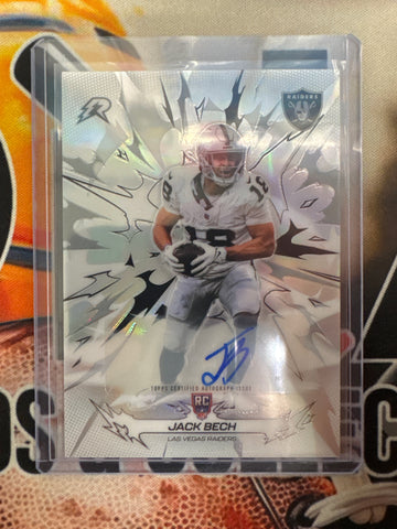 2026 Topps Resurgence NFL Jack Beck Rookie Refractor Autograph