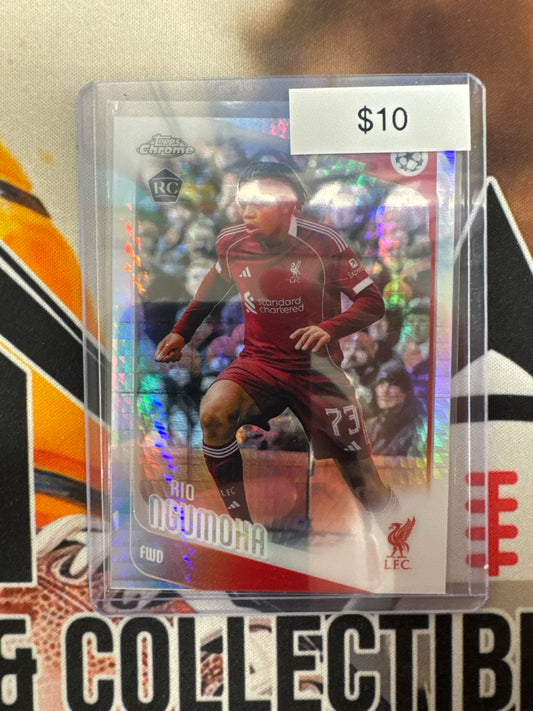 2026 Topps Chrome Champions League Rio Ngumoha Rookie Hyper Refractor