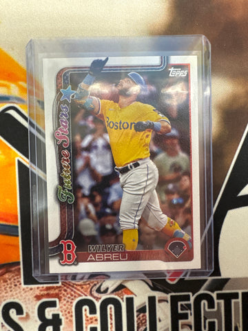 2025 Topps Series Two MLB Wilyer Abreu Future Stars Canvas /50