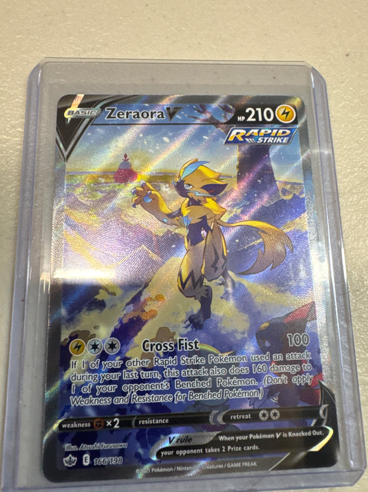 Pokemon Zeraora V 166/198 Chilling Reign