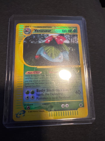 Pokémon Venusaur Reverse Holo Expedition 68/165 DM