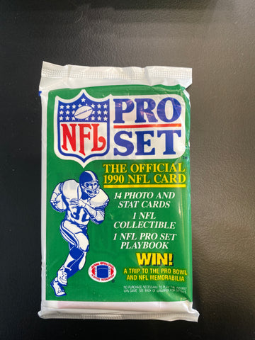 1990 NFL Pro Set Single Pack