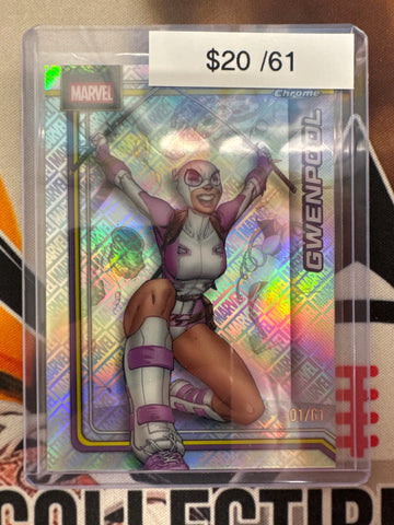 2026 Topps Chrome Marvel Gwenpool Merlin Refractor /61