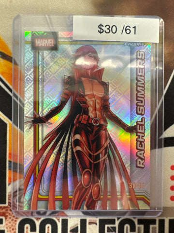 2026 Topps Chrome Marvel Rachel Summers Marvel Refractor /61