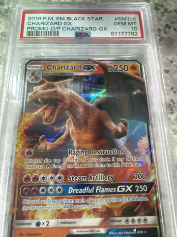 Pokemon Charizard GX SM195 PSA 10