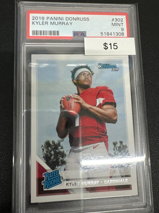 2019 Donruss Kyler Murray PSA 9