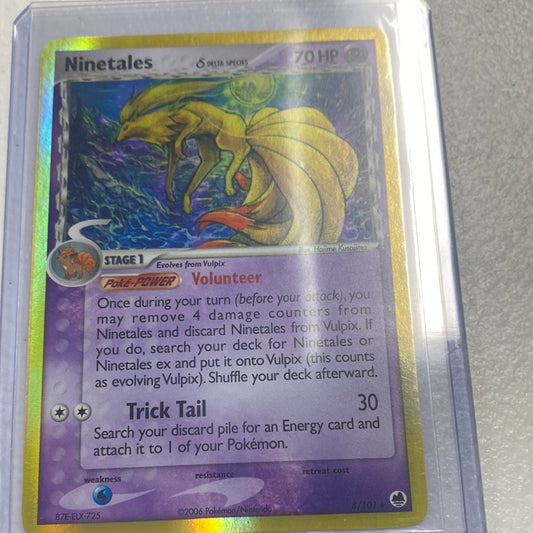 Pokémon Ninetales delta species 8/101 Dragon Frontiers