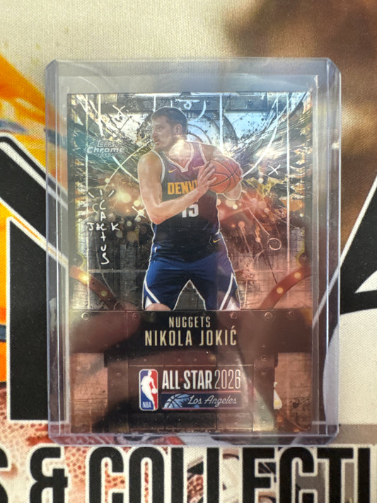 2026 Topps Chrome Cactus Jack NBA Nikola Jokic NBA All-Star 2026
