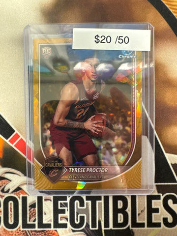 2025 Topps Bowman Basketball Sapphire Tyrese Proctor Rookie Gold Sapphire /50