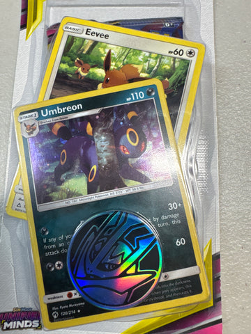 Pokemon Unified Minds blister pack with Umbreon promo