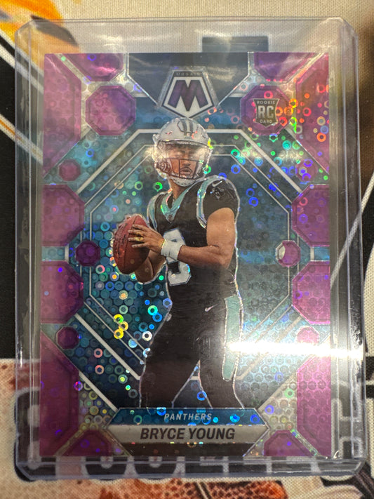 2023 Mosaic Football Bryce Young Purple Disco Rookie /50