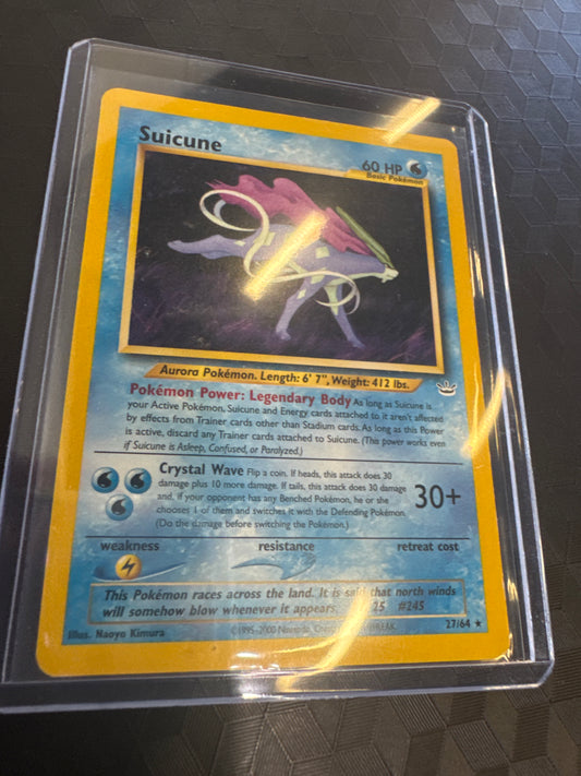 Pokemon Suicune 27/64 Neo Revelation MP