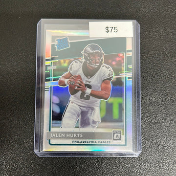 2020 Optic Jalen Hurts Rated Rookie Silver Holo #164