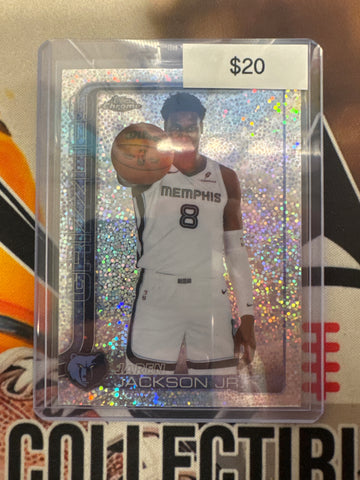 2026 Topps Chrome NBA Update Jaren Jackson Jr. Image Variation Speckle Refractor